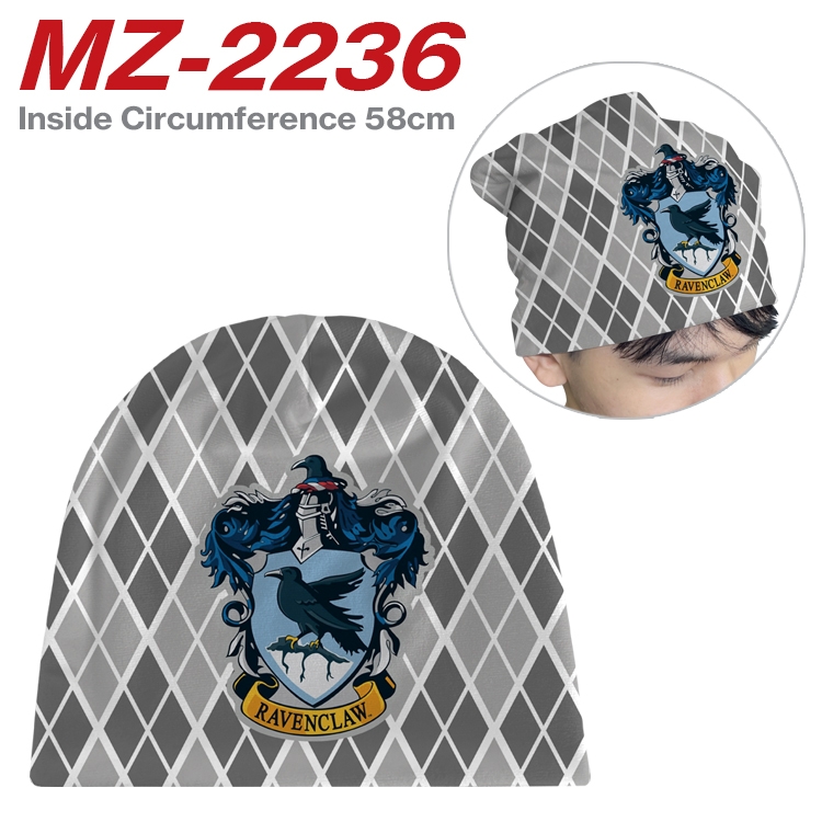 Harry Potter Anime flannel full color hat cosplay men's and women's knitted hats 58cm  MZ-2236