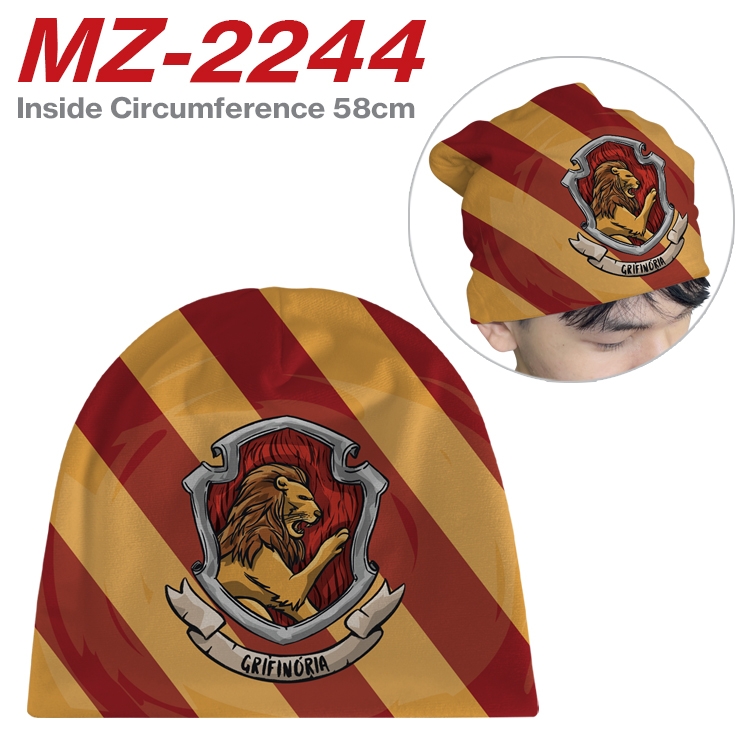Harry Potter Anime flannel full color hat cosplay men's and women's knitted hats 58cm  MZ-2244
