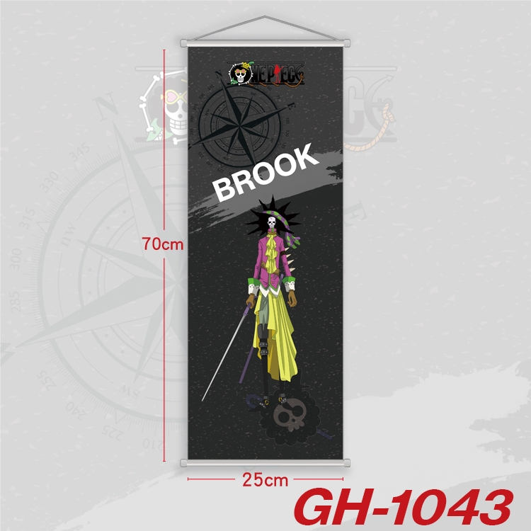 One Piece Plastic Rod Cloth Small Hanging Canvas Painting Wall Scroll 25x70cm price for 5 pcs  GH-1043A