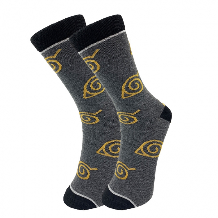 Naruto College Style Couple Letter Medium Sneakers Fashion Socks price for 10 pcs