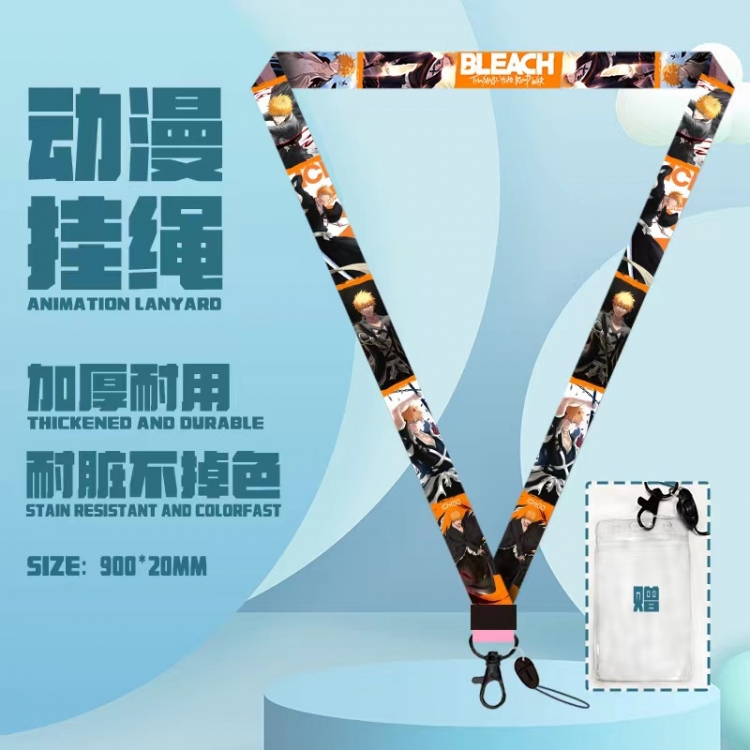 Bleach Anime peripheral long mobile phone card sleeve lanyard 900x20mm