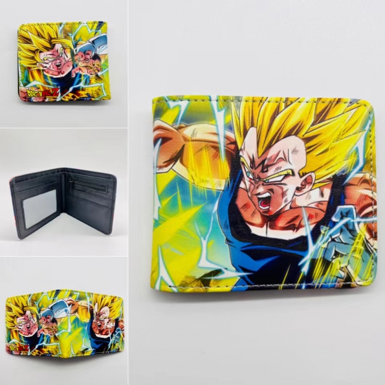 DRAGON BALL Full color  Two fold short card case wallet 11X9.5CM 