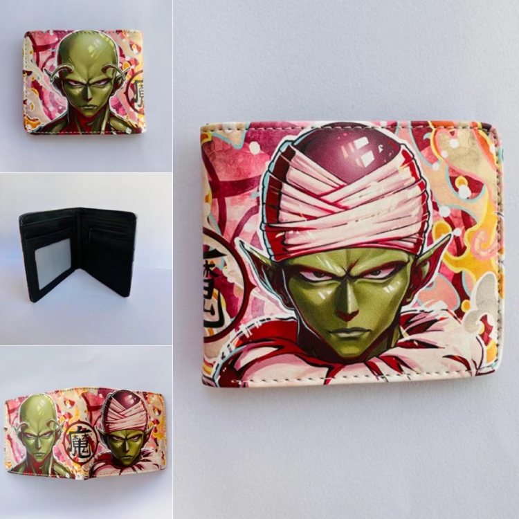 DRAGON BALL Full color  Two fold short card case wallet 11X9.5CM