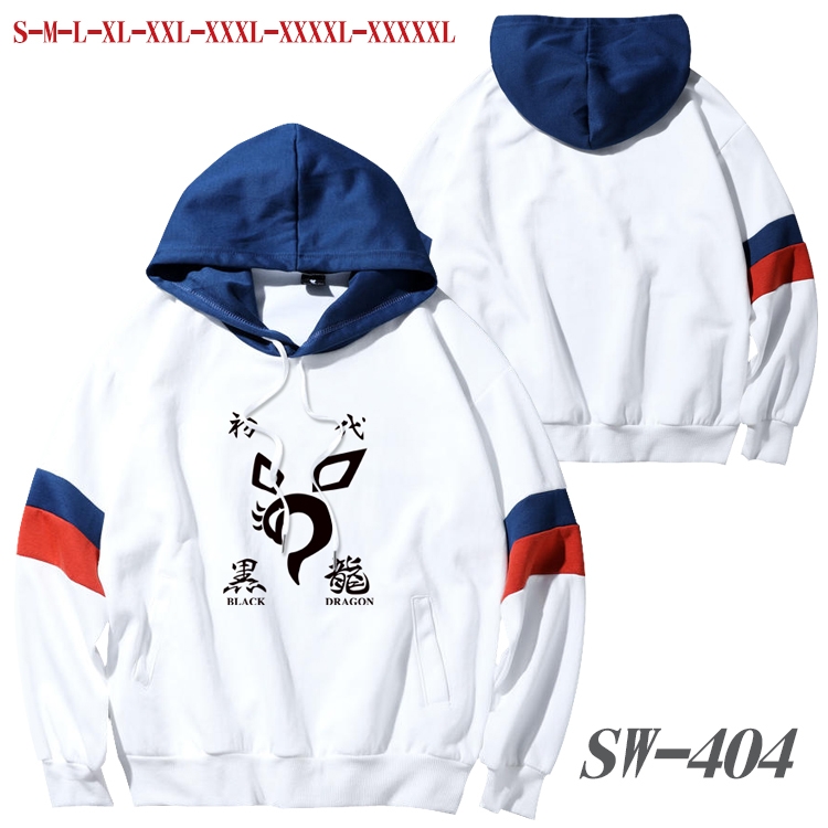 Tokyo Revengers Anime cotton color matching pullover sweater hoodie from S to 5XL SW-404