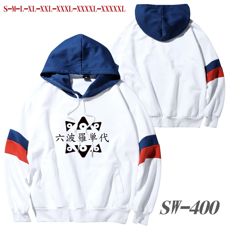 Tokyo Revengers Anime cotton color matching pullover sweater hoodie from S to 5XL SW-400