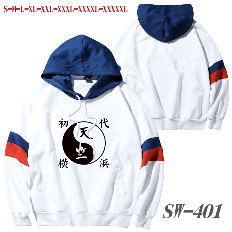 Tokyo Revengers Anime cotton color matching pullover sweater hoodie from S to 5XL SW-401