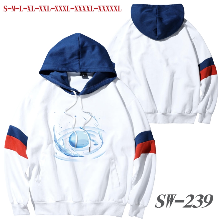 That Time I Got Slim Anime cotton color matching pullover sweater hoodie from S to 5XL SW-239