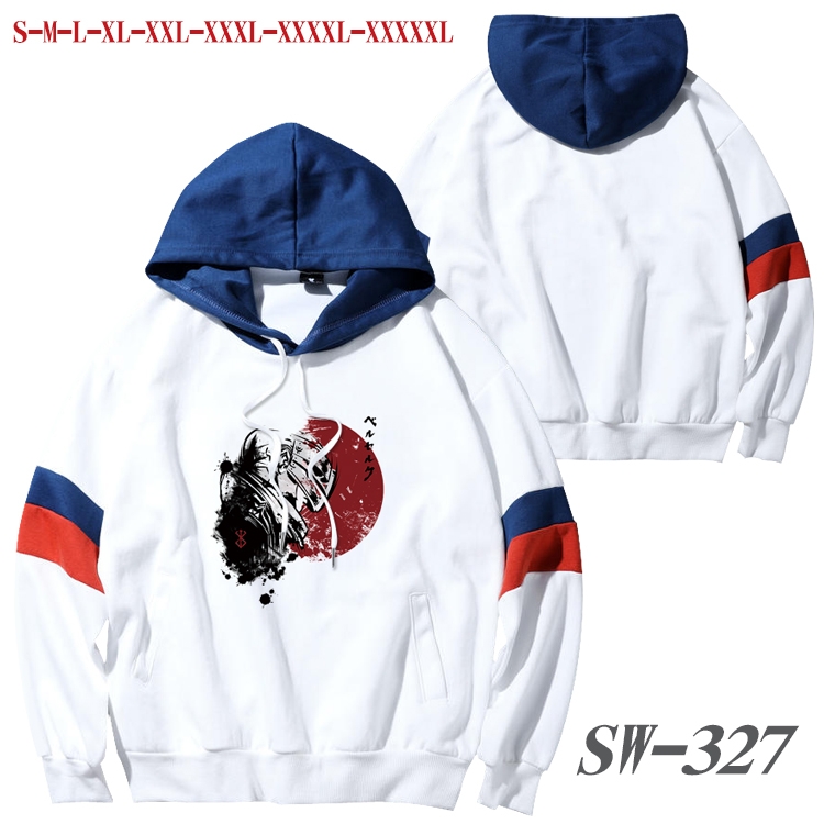 Berserk Anime cotton color matching pullover sweater hoodie from S to 5XL SW-327