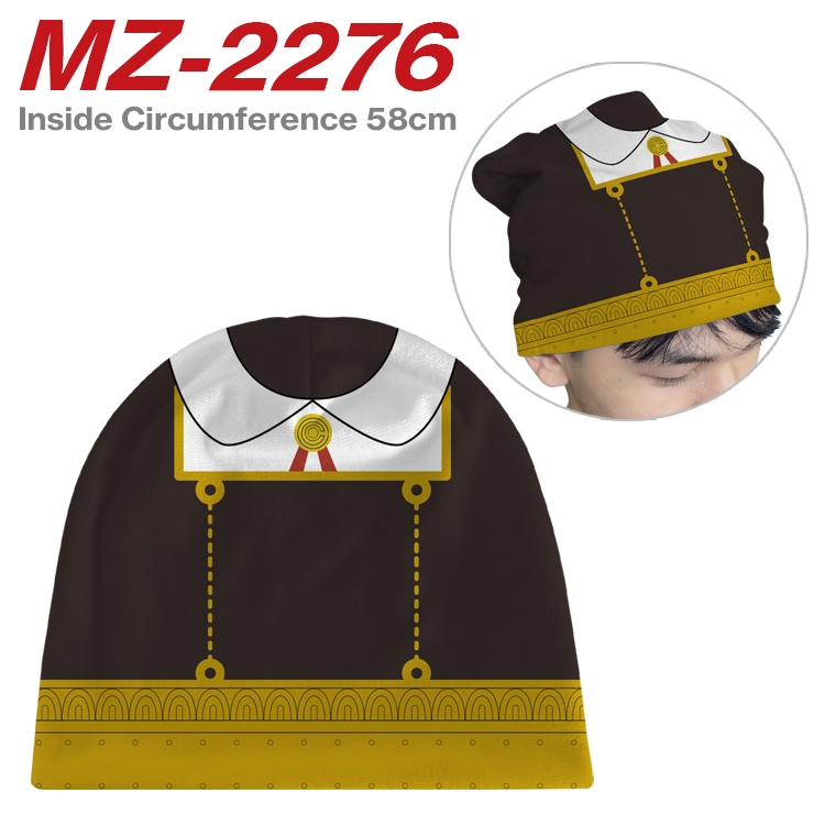 SPY×FAMILY Anime flannel full color hat cosplay men's and women's knitted hats 58cm  MZ-2276