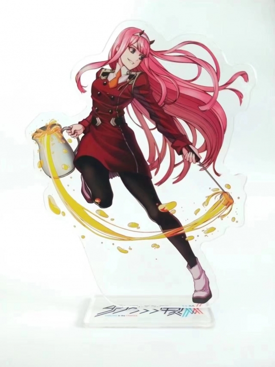 DARLING in the FRANX Anime Laser Acrylic Humanoid  keychain Standing Plates