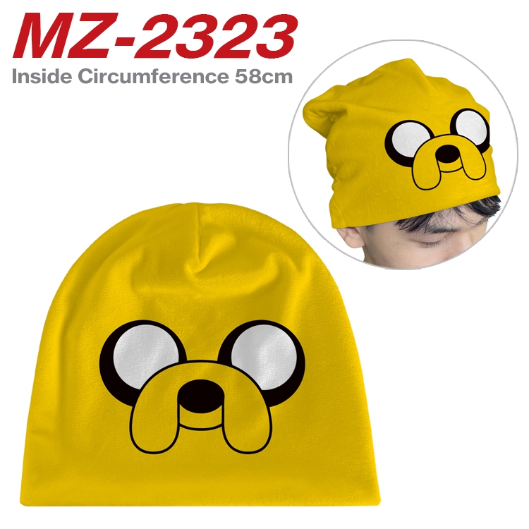 Adventure Time with Anime flannel full color hat cosplay men's and women's knitted hats 58cm MZ-2323