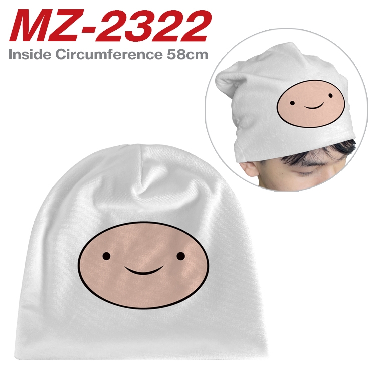 Adventure Time with Anime flannel full color hat cosplay men's and women's knitted hats 58cm MZ-2322