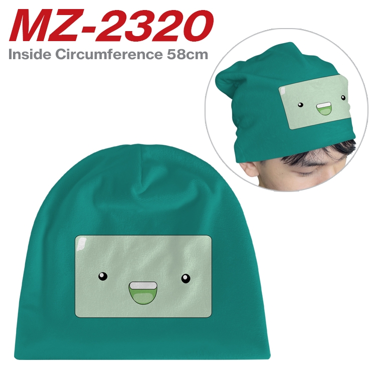Adventure Time with Anime flannel full color hat cosplay men's and women's knitted hats 58cm  MZ-2320