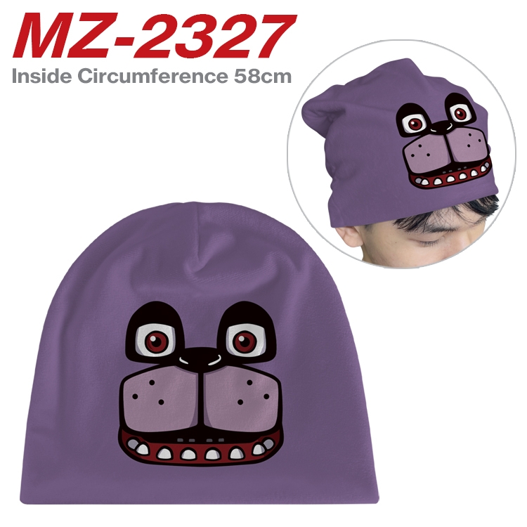 Five Nights at Freddy's Anime flannel full color hat cosplay men's and women's knitted hats 58cm  MZ-2327