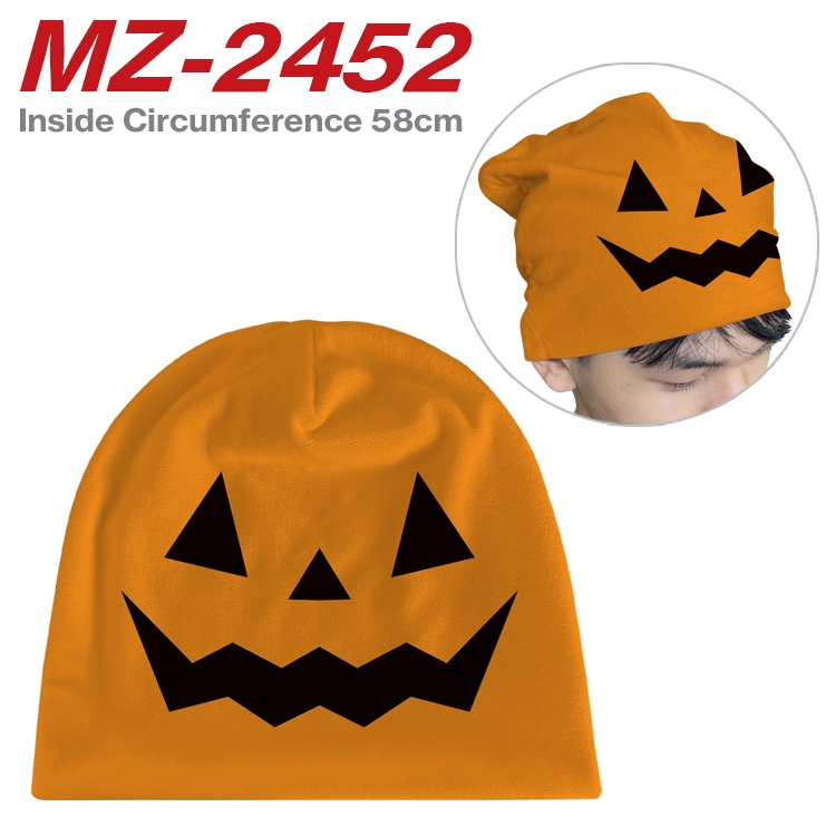 Halloween Anime flannel full color hat cosplay men's and women's knitted hats 58cm  MZ-2452