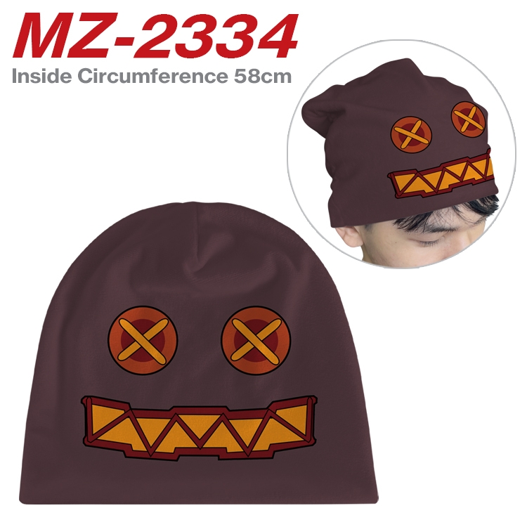 Blessings for a better world Anime flannel full color hat cosplay men's and women's knitted hats 58cm  MZ-2334