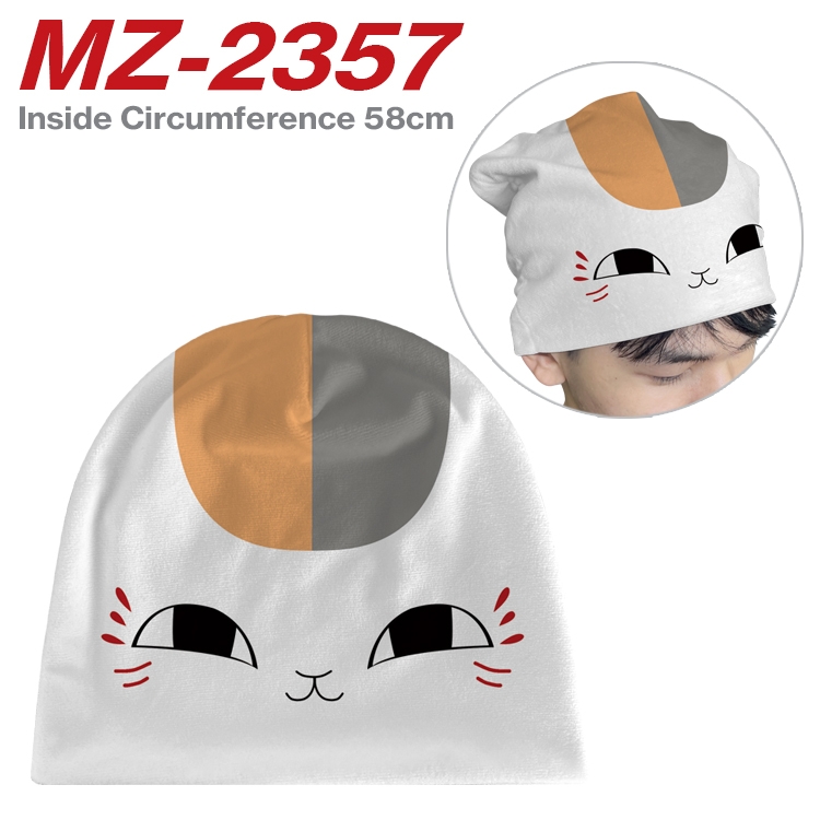 Natsume_Yuujintyou Anime flannel full color hat cosplay men's and women's knitted hats 58cm  MZ-2357