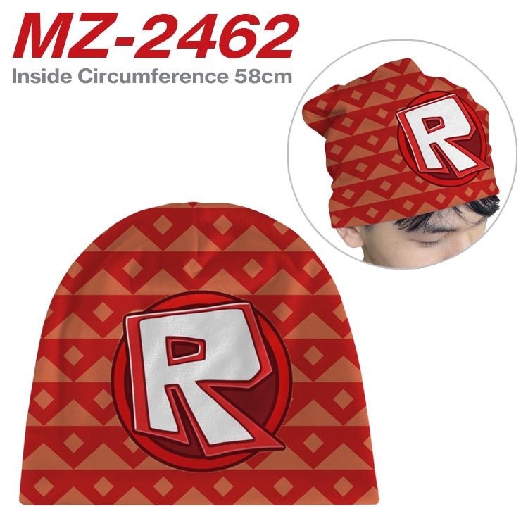 Robllox Anime flannel full color hat cosplay men's and women's knitted hats 58cm  MZ-2462