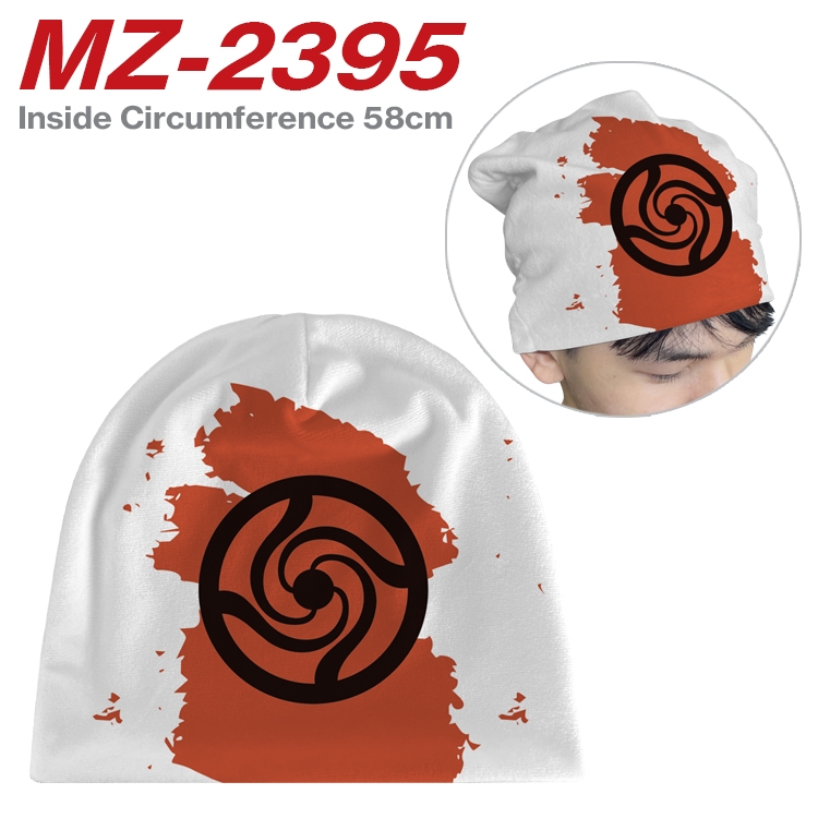 Jujutsu Kaisen Anime flannel full color hat cosplay men's and women's knitted hats 58cm MZ-2395