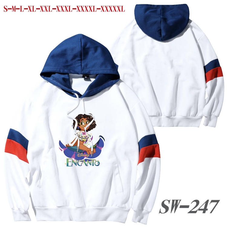 full house of magic Anime cotton color matching pullover sweater hoodie from S to 5XL  SW-247