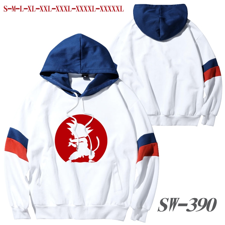 DRAGON BALL Anime cotton color matching pullover sweater hoodie from S to 5XL SW-390