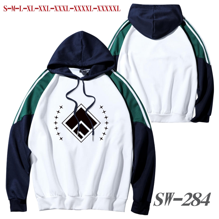 Blessings for a better world Anime color contrast sweater pullover Hoodie from S to 5XL SW-284