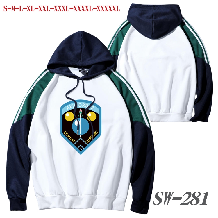 Blessings for a better world Anime color contrast sweater pullover Hoodie from S to 5XL SW-281