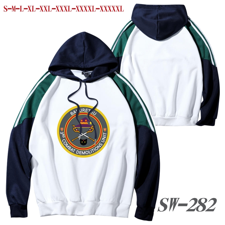 Blessings for a better world Anime color contrast sweater pullover Hoodie from S to 5XL SW-282