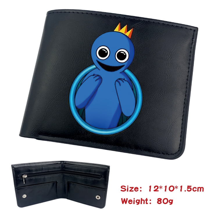 Rainbow friends Anime inner buckle magnetic buckle half fold wallet 22.5X13.5CM