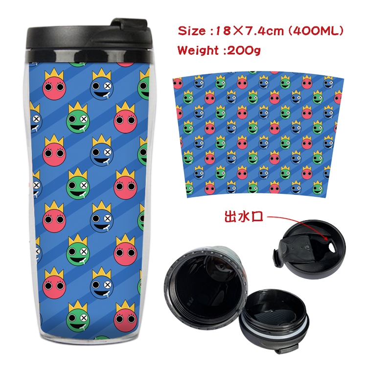 Rainbow friends Starbucks Leakproof Insulation cup Kettle 18X7.4CM 400ML