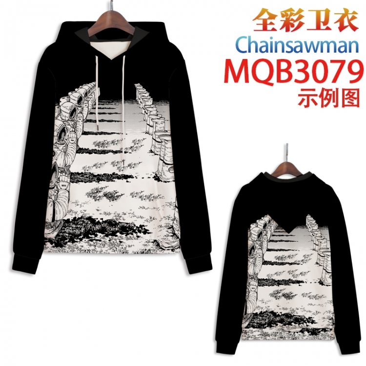 Chainsaw man Full color hooded sweatshirt without zipper pocket from XXS to 4XL  MQB-3079