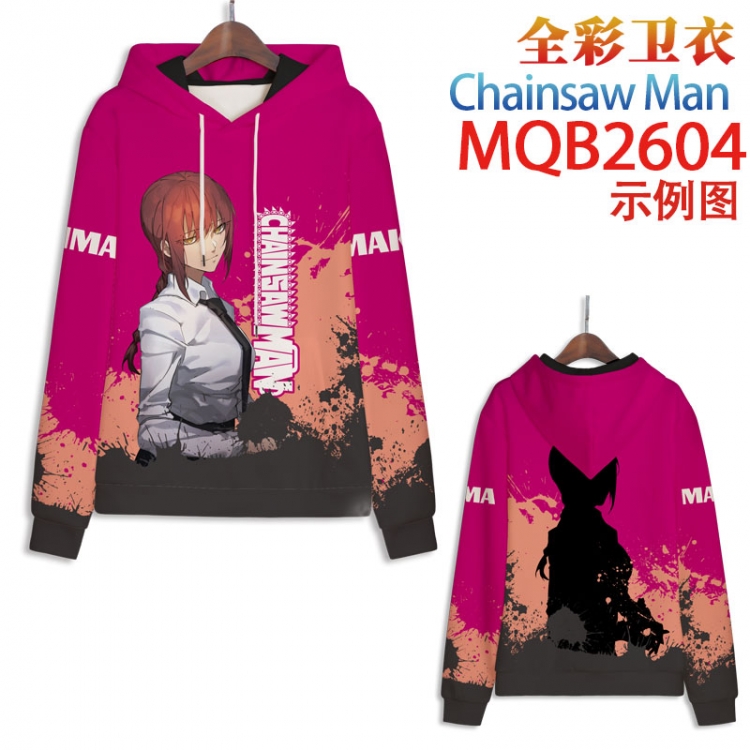 Chainsaw man Full color hooded sweatshirt without zipper pocket from XXS to 4XL  MQB-2604