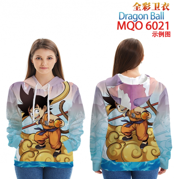 DRAGON BALL Full color hooded sweatshirt without zipper pocket from XXS to 4XL MQO 6021