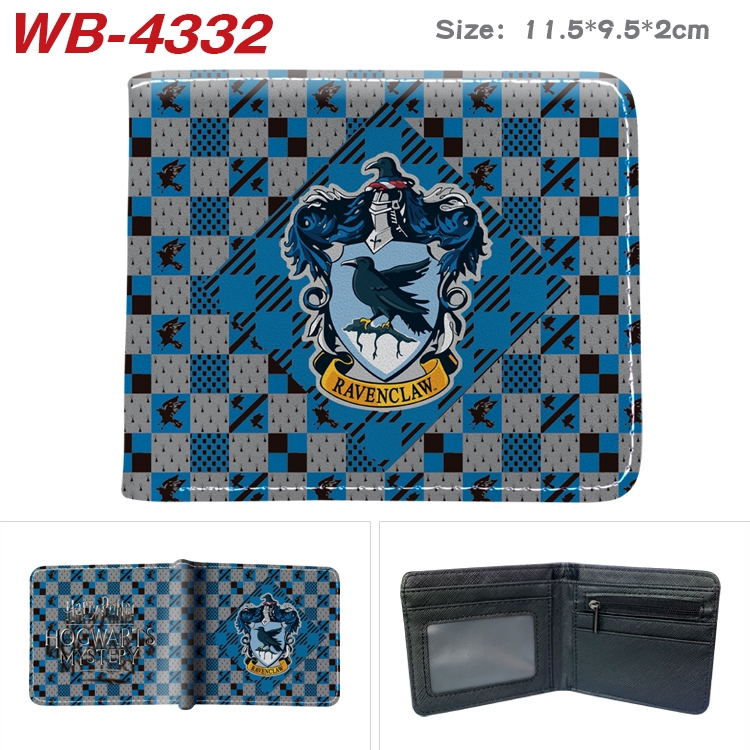 Harry Potter  Animation color PU leather folding wallet 11.5X9X2CM WB-4332A