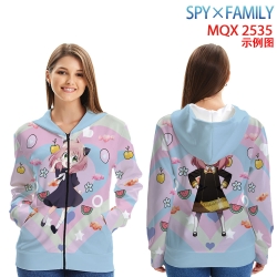 SPY×FAMILY Long Sleeve Zip Hoo...