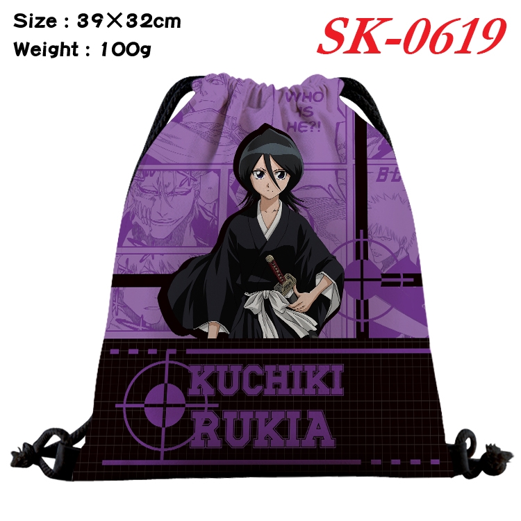 Bleach Anime perimeter waterproof nylon full color bundle pocket 39x32cm SK-0619A