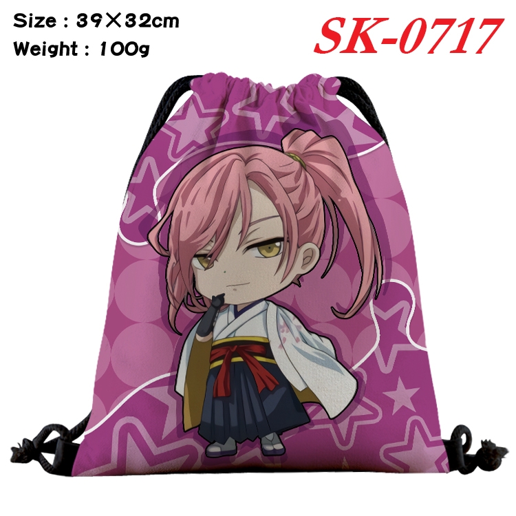 SK∞ Anime perimeter waterproof nylon full color bundle pocket 39x32cm SK-0717A