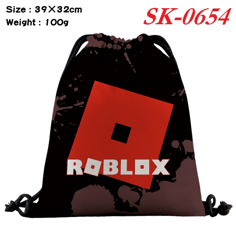 Robllox Anime perimeter waterproof nylon full color bundle pocket 39x32cm SK-0654A