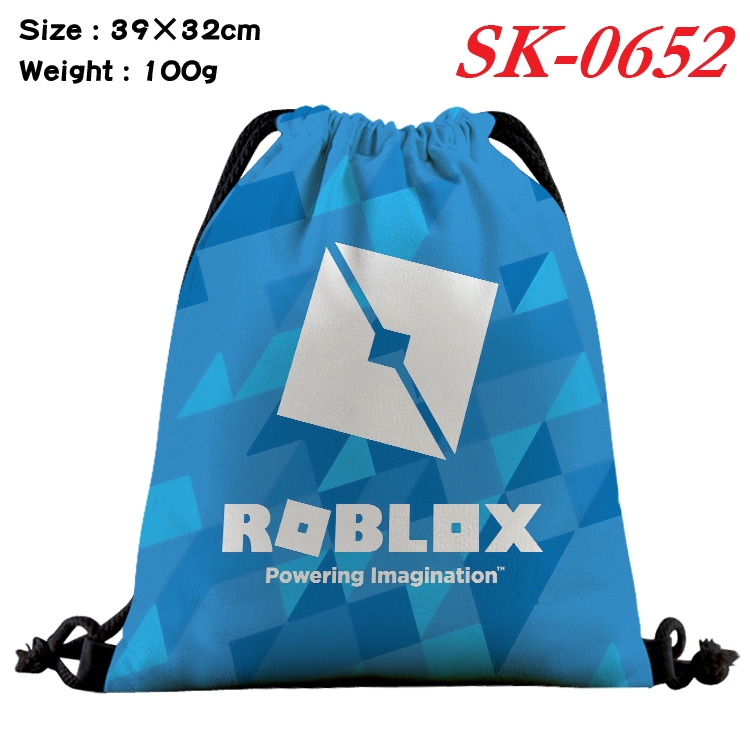 Robllox Anime perimeter waterproof nylon full color bundle pocket 39x32cm SK-0652A