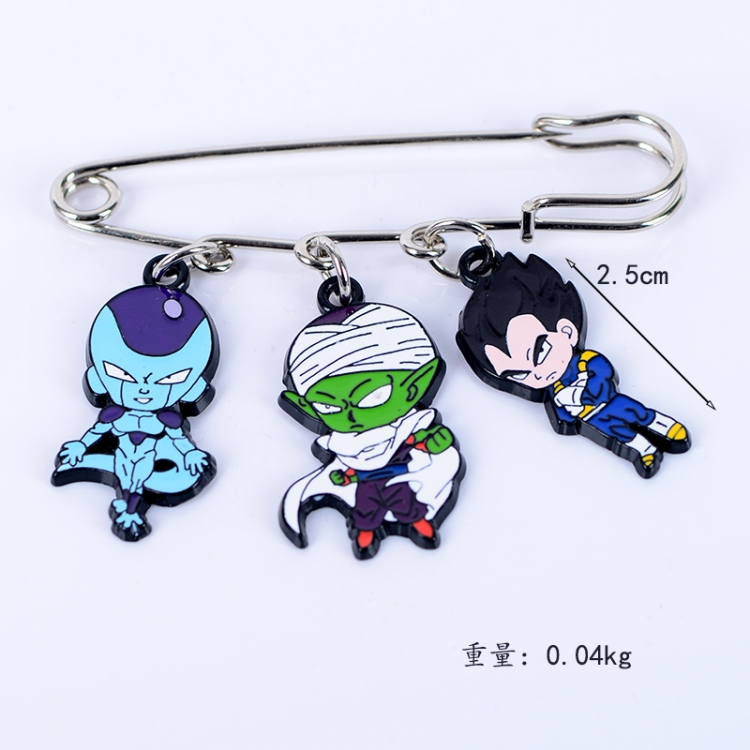 DRAGON BALL Anime metal brooch bag accessories pants waist clipprice for 5 pcs