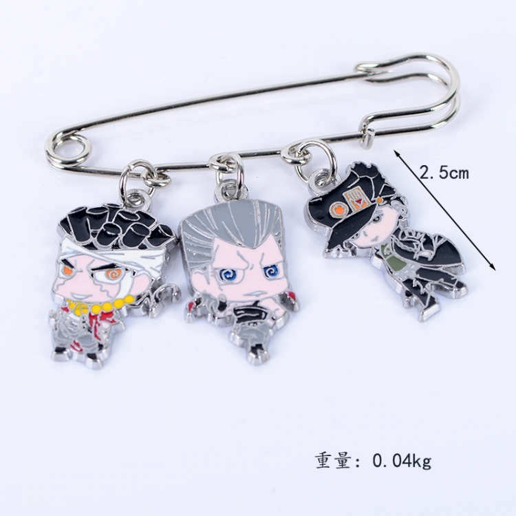 JoJos Bizarre Adventure Anime metal brooch bag accessories pants waist clip price for 5 pcs