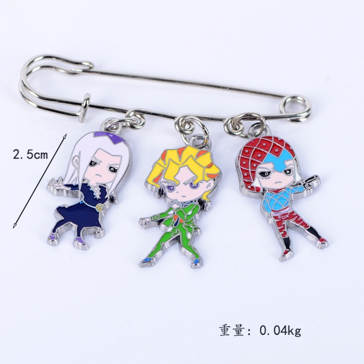 JoJos Bizarre Adventure Anime metal brooch bag accessories pants waist clip price for 5 pcs