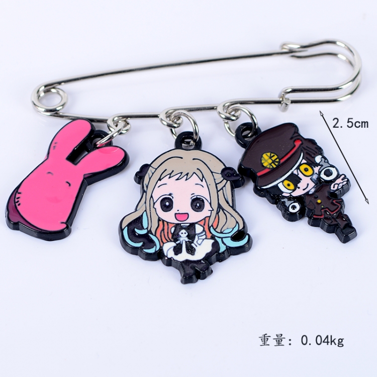 Toilet-Bound Hanako-kun Anime metal brooch bag accessories pants waist clip price for 5 pcs