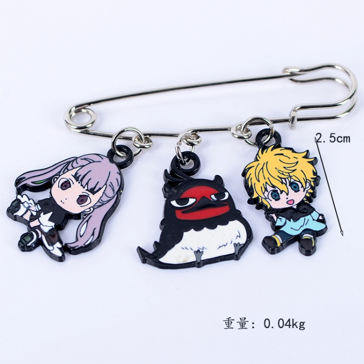 Black clover Anime metal brooch bag accessories pants waist clip price for 5 pcs
