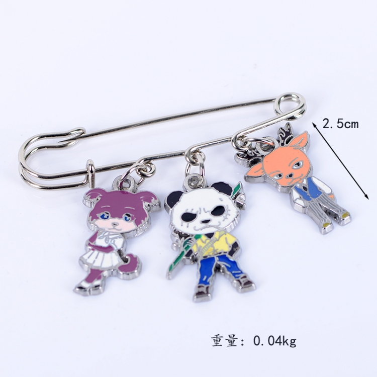 BEASTARS Anime metal brooch bag accessories pants waist clip price for 5 pcs