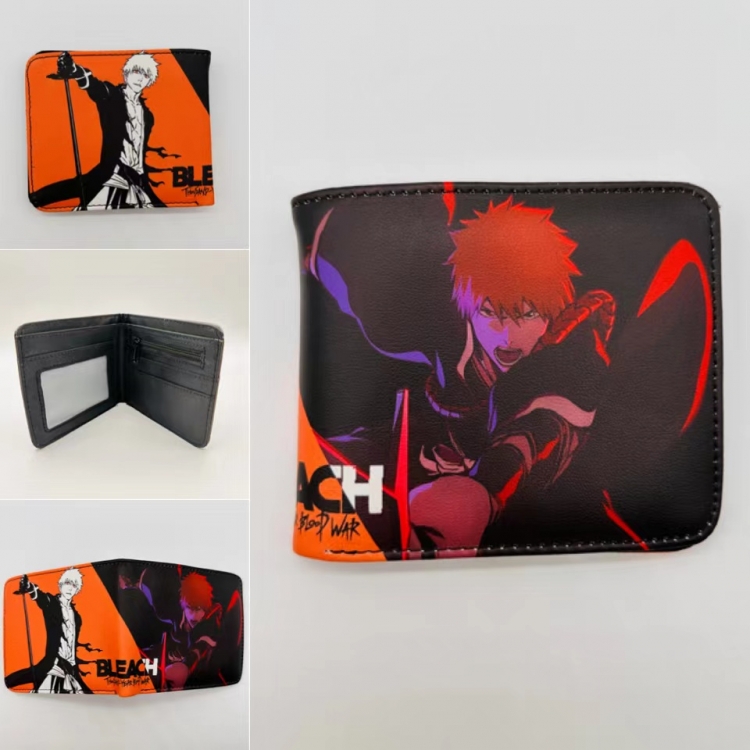 Bleach Full color  Two fold short card case wallet 11X9.5CM