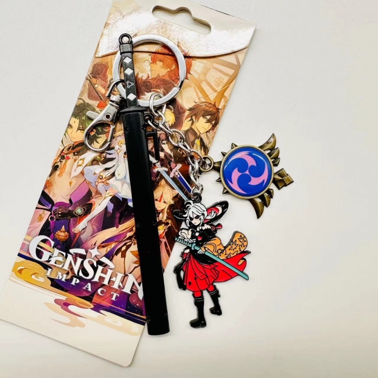 Genshin Impact Game peripheral key chain schoolbag pendant