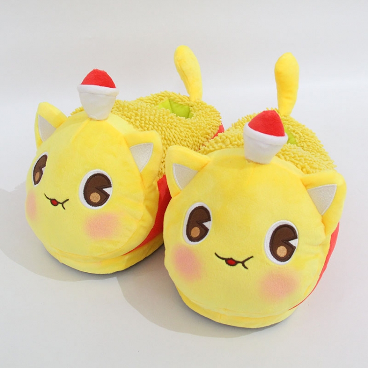 Chips Cat Full foot crystal super soft+PP cotton warm plush shoes 28cm