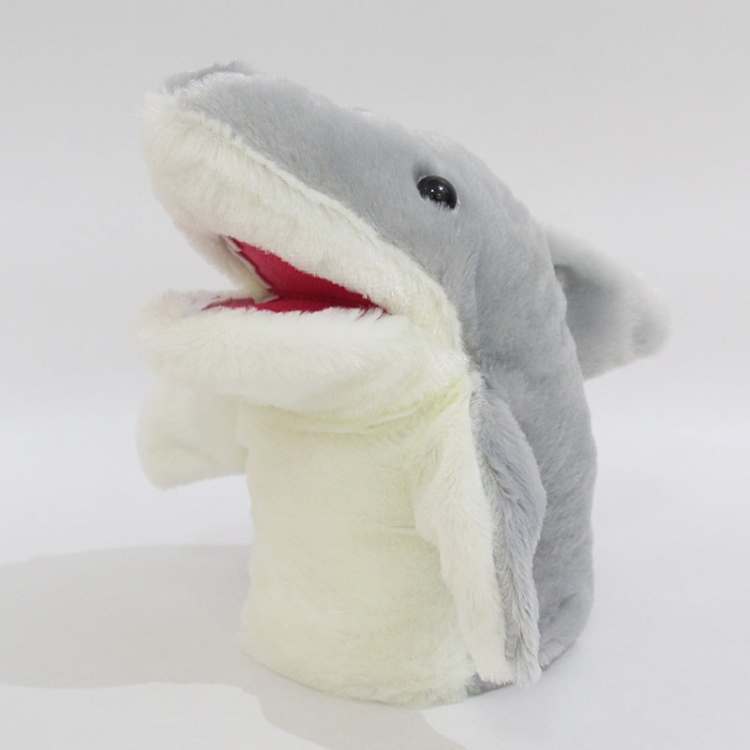 Shark puppet Rabbit plush doll toys 25x13x13cm