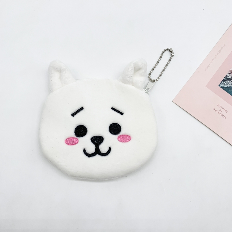 BTS Plush three-dimensional wallet cute storage price for 5 pcsbag